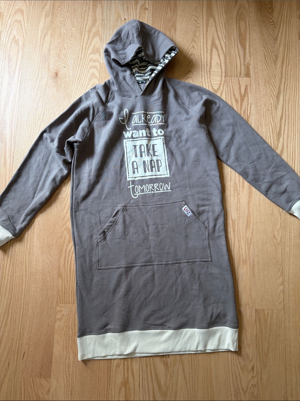Lazy One “Nap” Sleep Hoodie Dress